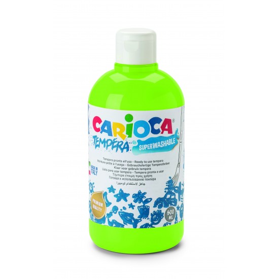 ΤΕΜΠΕΡΑ CARIOCA 500ml ΠΡΑΣΙΝΟ NEON